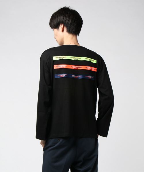 DING（ディング）の「DING/perfectテープロンT（Tシャツ/カットソー・メンズ・ホワイト/ブラック/杢グレー・FREE）」の18枚目の写真