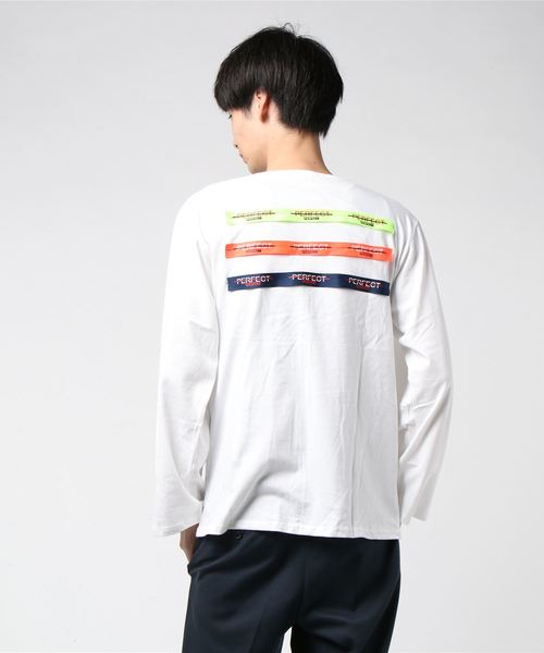 DING（ディング）の「DING/perfectテープロンT（Tシャツ/カットソー・メンズ・ホワイト/ブラック/杢グレー・FREE）」の19枚目の写真
