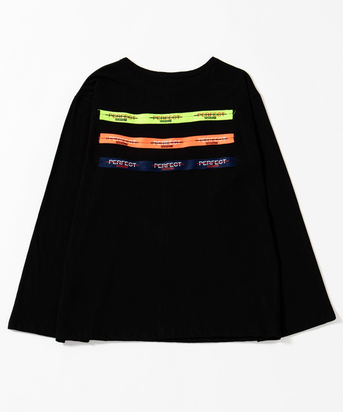 DING（ディング）の「DING/perfectテープロンT（Tシャツ/カットソー・メンズ・ホワイト/ブラック/杢グレー・FREE）」の12枚目の写真