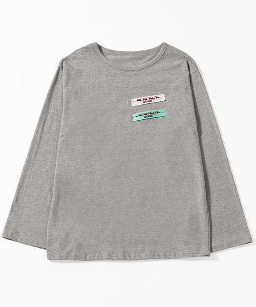 DING（ディング）の「DING/perfectテープロンT（Tシャツ/カットソー・メンズ・ホワイト/ブラック/杢グレー・FREE）」の13枚目の写真