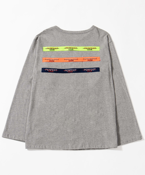 DING（ディング）の「DING/perfectテープロンT（Tシャツ/カットソー・メンズ・ホワイト/ブラック/杢グレー・FREE）」の14枚目の写真