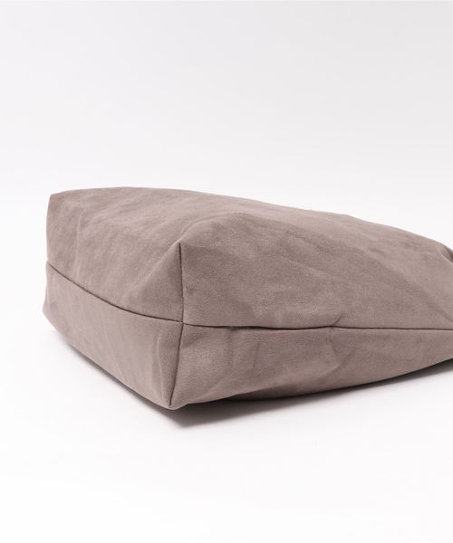 KOBE LETTUCE（コウベレタス）の「フェイクスエードトートバッグ（トートバッグ・レディース・ブラック/パープル/グレー/レオパード・FREE）」の10枚目の写真