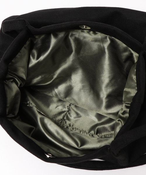 KOBE LETTUCE（コウベレタス）の「フェイクスエードトートバッグ（トートバッグ・レディース・ブラック/パープル/グレー/レオパード・FREE）」の6枚目の写真