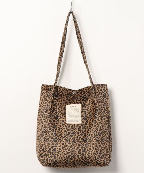 KOBE LETTUCE（コウベレタス）の「フェイクスエードトートバッグ（トートバッグ・レディース・ブラック/パープル/グレー/レオパード・FREE）」の13枚目の写真