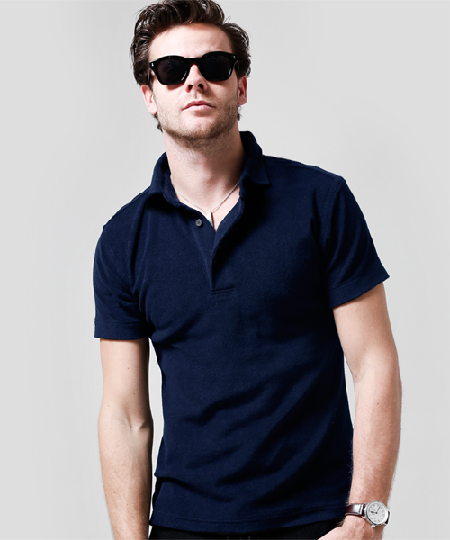 NANO universe（ナノユニバース）の「junhashimoto nano・universe/ パイルポロ（ポロシャツ・メンズ・ホワイト/ネイビー/ブラック/グレー・LARGE/SMALL/MEDIUM/X-LARGE）」の4枚目の写真