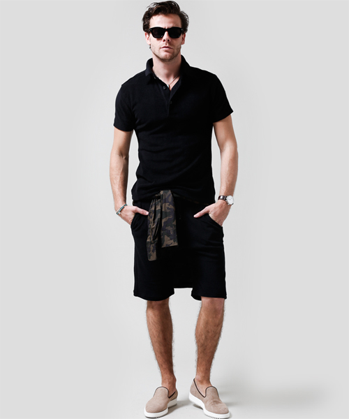 NANO universe（ナノユニバース）の「junhashimoto nano・universe/ パイルポロ（ポロシャツ・メンズ・ホワイト/ネイビー/ブラック/グレー・LARGE/SMALL/MEDIUM/X-LARGE）」の6枚目の写真