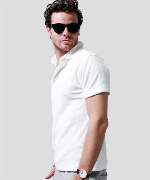 NANO universe（ナノユニバース）の「junhashimoto nano・universe/ パイルポロ（ポロシャツ・メンズ・ホワイト/ネイビー/ブラック/グレー・LARGE/SMALL/MEDIUM/X-LARGE）」の7枚目の写真