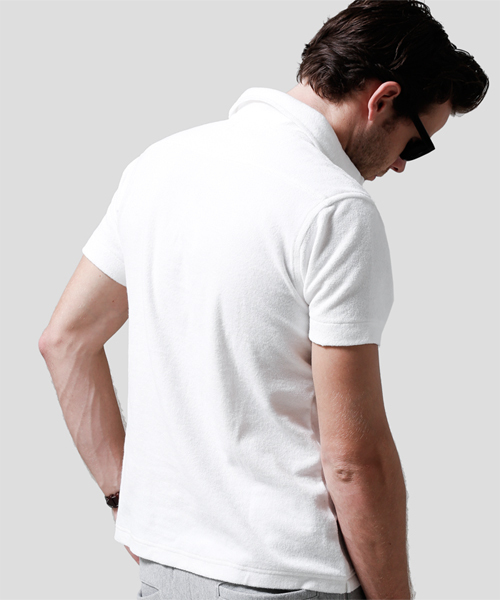 NANO universe（ナノユニバース）の「junhashimoto nano・universe/ パイルポロ（ポロシャツ・メンズ・ホワイト/ネイビー/ブラック/グレー・LARGE/SMALL/MEDIUM/X-LARGE）」の9枚目の写真