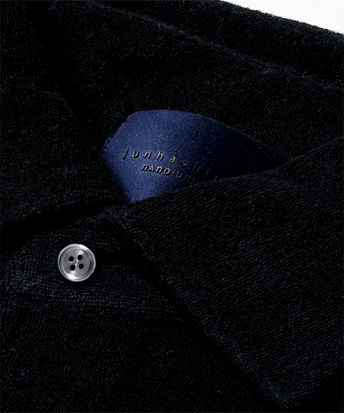 NANO universe（ナノユニバース）の「junhashimoto nano・universe/ パイルポロ（ポロシャツ・メンズ・ホワイト/ネイビー/ブラック/グレー・LARGE/SMALL/MEDIUM/X-LARGE）」の11枚目の写真