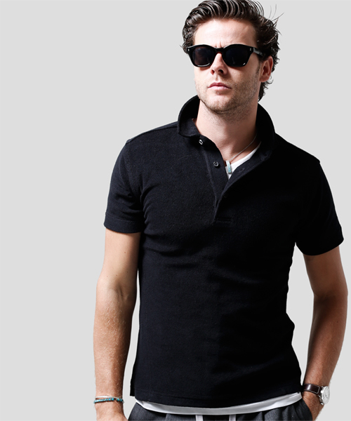 NANO universe（ナノユニバース）の「junhashimoto nano・universe/ パイルポロ（ポロシャツ・メンズ・ホワイト/ネイビー/ブラック/グレー・LARGE/SMALL/MEDIUM/X-LARGE）」の15枚目の写真