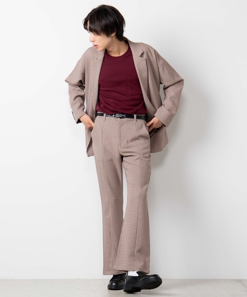 WEGO(ウィゴー)の「WEGO/キープヒートクルーネックカットソー(Tシャツ/カットソー・メンズ・ホワイト/ブラック/ベージュ/ワイン・SMALL/MEDIUM/LARGE)」の12枚目の写真