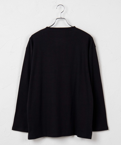 WEGO(ウィゴー)の「WEGO/キープヒートクルーネックカットソー(Tシャツ/カットソー・メンズ・ホワイト/ブラック/ベージュ/ワイン・SMALL/MEDIUM/LARGE)」の7枚目の写真