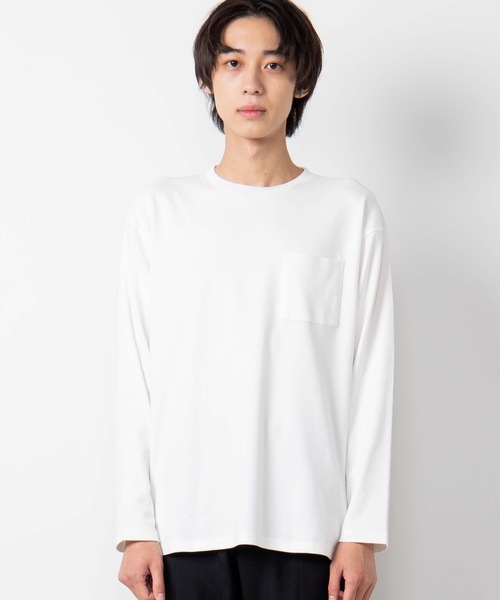 WEGO(ウィゴー)の「WEGO/キープヒートクルーネックカットソー(Tシャツ/カットソー・メンズ・ホワイト/ブラック/ベージュ/ワイン・SMALL/MEDIUM/LARGE)」の10枚目の写真