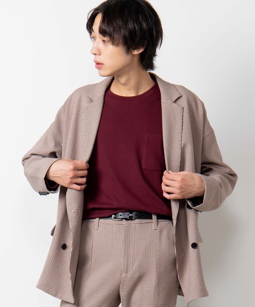 WEGO(ウィゴー)の「WEGO/キープヒートクルーネックカットソー(Tシャツ/カットソー・メンズ・ホワイト/ブラック/ベージュ/ワイン・SMALL/MEDIUM/LARGE)」の15枚目の写真