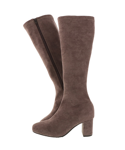 RANDA(ランダ)の「ストレスフリー/ストレッチレインロングブーツ(ブーツ・レディース・ブラウン/グレー/ブラック系その他/ブラック系その他2・LL/S/M/L)」の5枚目の写真