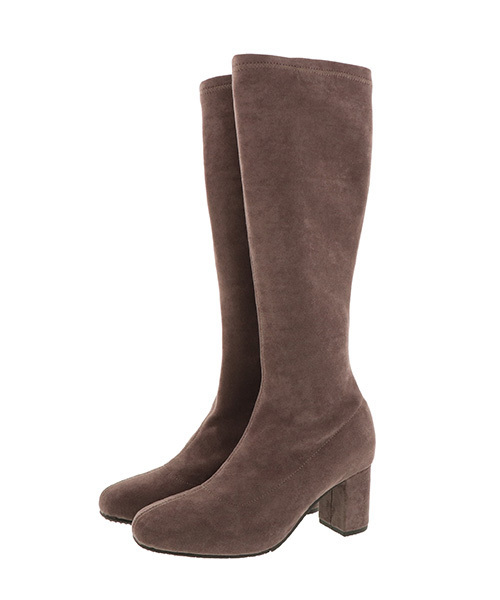 RANDA(ランダ)の「ストレスフリー/ストレッチレインロングブーツ(ブーツ・レディース・ブラウン/グレー/ブラック系その他/ブラック系その他2・LL/S/M/L)」の8枚目の写真