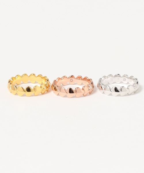 kate spade new york（ケイトスペード ニューヨーク）の「HERITAGE SPADE HEART RING SET（リング