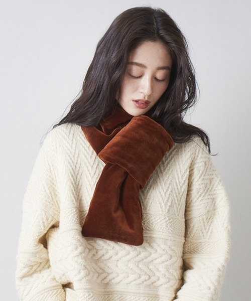 Casselini（キャセリーニ）の「Casselini(キャセリーニ)ベロアマフラー