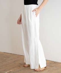 Munich | ドライタッチオックス　ワイドフレアパンツ【セットアップ可】(その他パンツ)