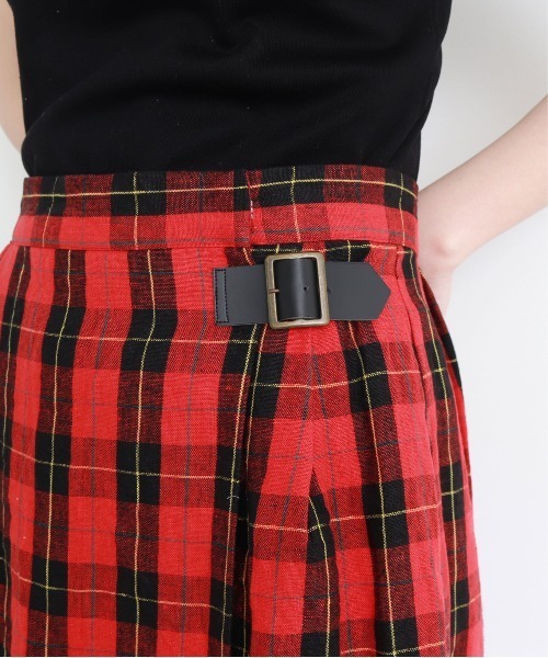 CHILD WOMAN（チャイルドウーマン）の「リネン先染めチェックキルトSK  