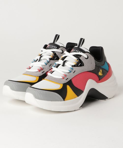 Skechers スケッチャーズ Solei St Groovy Sole レディーススニーカー ソレイストリートグルーヴィーソール スニーカー Skechers スケッチャーズ のファッション通販 Zozotown