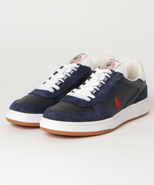 ポロラルフローレン メンズ Polo Court Pp レザースニーカー スニーカー Polo Ralph Lauren ポロラルフローレン のファッション通販 Zozotown