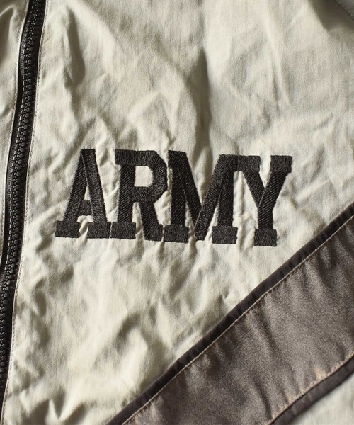 グレーのARMYロゴ入りナイロンジャケット S ARMY ナイロンジャケット Sサイズ グレー - メルカリ