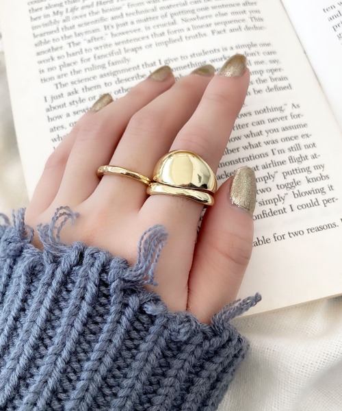 PairPair(ペアペア)の「2セットデザインリング(AR)(リング・レディース・シルバー系その他/シルバー系その他2/ゴールド系その他/シルバー系その他3/ゴールド系その他2/ゴールド/ゴールド系その他3/シルバー/ゴールド系その他4/シルバー系その他4/ゴールド系その他5/シルバー系その他5・FREE)」の11枚目の写真