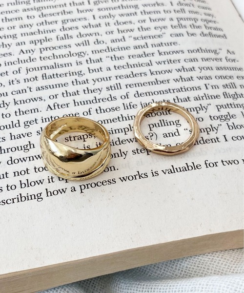 PairPair(ペアペア)の「2セットデザインリング(AR)(リング・レディース・シルバー系その他/シルバー系その他2/ゴールド系その他/シルバー系その他3/ゴールド系その他2/ゴールド/ゴールド系その他3/シルバー/ゴールド系その他4/シルバー系その他4/ゴールド系その他5/シルバー系その他5・FREE)」の17枚目の写真