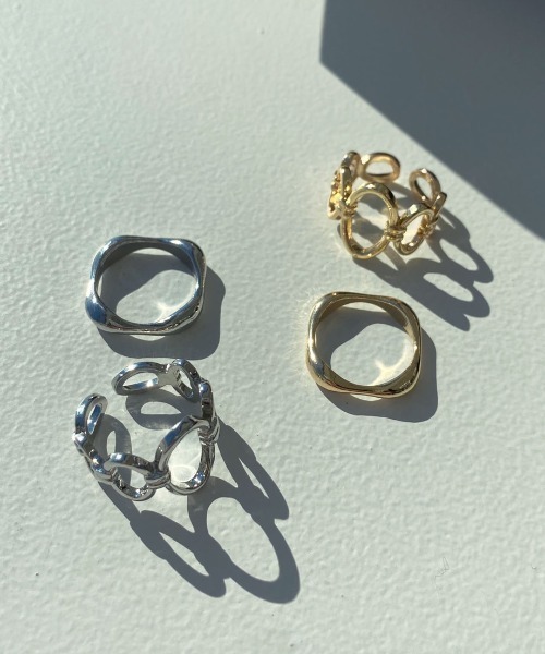 PairPair(ペアペア)の「2セットデザインリング(AR)(リング・レディース・シルバー系その他/シルバー系その他2/ゴールド系その他/シルバー系その他3/ゴールド系その他2/ゴールド/ゴールド系その他3/シルバー/ゴールド系その他4/シルバー系その他4/ゴールド系その他5/シルバー系その他5・FREE)」の13枚目の写真