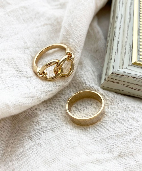 PairPair(ペアペア)の「2セットデザインリング(AR)(リング・レディース・シルバー系その他/シルバー系その他2/ゴールド系その他/シルバー系その他3/ゴールド系その他2/ゴールド/ゴールド系その他3/シルバー/ゴールド系その他4/シルバー系その他4/ゴールド系その他5/シルバー系その他5・FREE)」の22枚目の写真