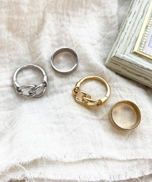 PairPair(ペアペア)の「2セットデザインリング(AR)(リング・レディース・シルバー系その他/シルバー系その他2/ゴールド系その他/シルバー系その他3/ゴールド系その他2/ゴールド/ゴールド系その他3/シルバー/ゴールド系その他4/シルバー系その他4/ゴールド系その他5/シルバー系その他5・FREE)」の21枚目の写真