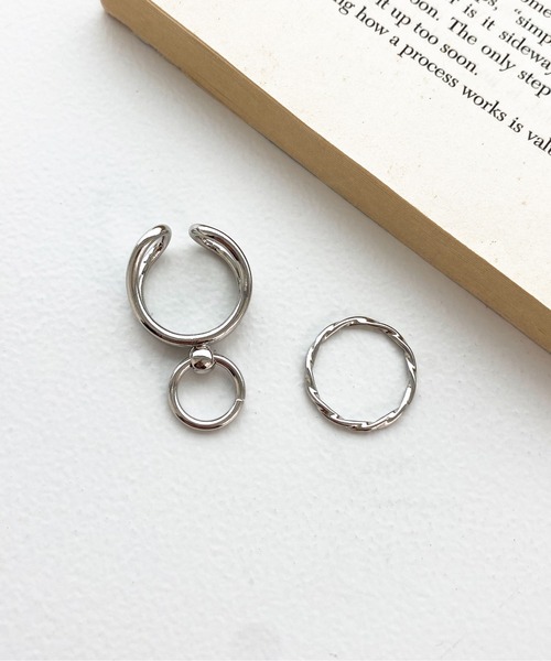 PairPair(ペアペア)の「2セットデザインリング(AR)(リング・レディース・シルバー系その他/シルバー系その他2/ゴールド系その他/シルバー系その他3/ゴールド系その他2/ゴールド/ゴールド系その他3/シルバー/ゴールド系その他4/シルバー系その他4/ゴールド系その他5/シルバー系その他5・FREE)」の20枚目の写真