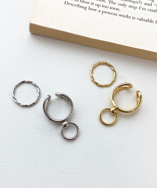 PairPair(ペアペア)の「2セットデザインリング(AR)(リング・レディース・シルバー系その他/シルバー系その他2/ゴールド系その他/シルバー系その他3/ゴールド系その他2/ゴールド/ゴールド系その他3/シルバー/ゴールド系その他4/シルバー系その他4/ゴールド系その他5/シルバー系その他5・FREE)」の18枚目の写真