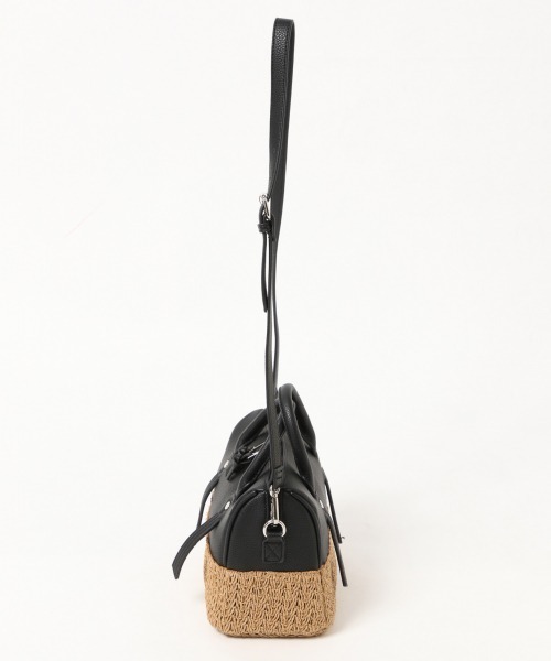PAGEBOY（ページボーイ）の「ザツザイコンビボストン（かごバッグ・レディース・ブラック/オフホワイト・FREE）」の16枚目の写真