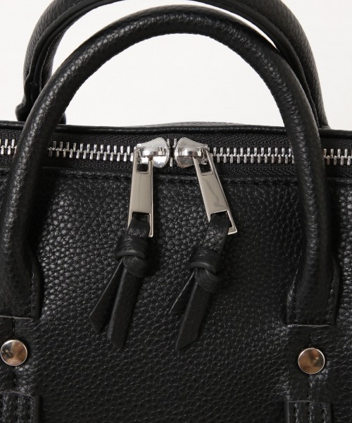 PAGEBOY（ページボーイ）の「ザツザイコンビボストン（かごバッグ・レディース・ブラック/オフホワイト・FREE）」の10枚目の写真