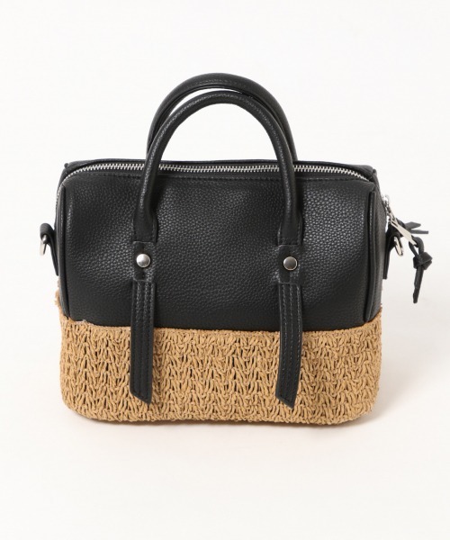PAGEBOY（ページボーイ）の「ザツザイコンビボストン（かごバッグ・レディース・ブラック/オフホワイト・FREE）」の21枚目の写真