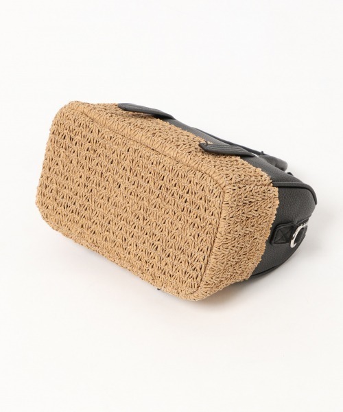 PAGEBOY（ページボーイ）の「ザツザイコンビボストン（かごバッグ・レディース・ブラック/オフホワイト・FREE）」の14枚目の写真