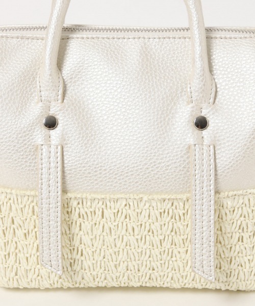 PAGEBOY（ページボーイ）の「ザツザイコンビボストン（かごバッグ・レディース・ブラック/オフホワイト・FREE）」の22枚目の写真