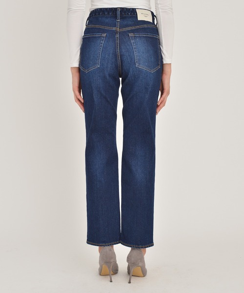 Moname（モナーム）の「ストレート デニムパンツ Mila(ミラ)（デニムパンツ・レディース・ブルー・24inch/25inch/26inch/23inch/22inch）」の3枚目の写真