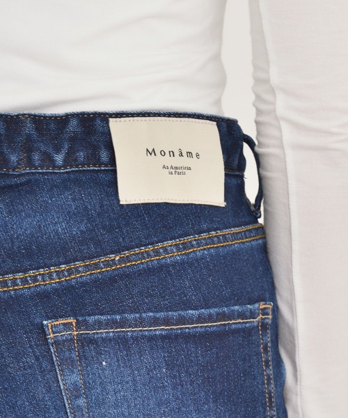 Moname（モナーム）の「ストレート デニムパンツ Mila(ミラ)（デニムパンツ・レディース・ブルー・24inch/25inch/26inch/23inch/22inch）」の7枚目の写真