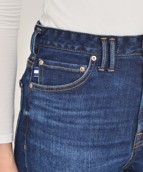 Moname（モナーム）の「ストレート デニムパンツ Mila(ミラ)（デニムパンツ・レディース・ブルー・24inch/25inch/26inch/23inch/22inch）」の5枚目の写真
