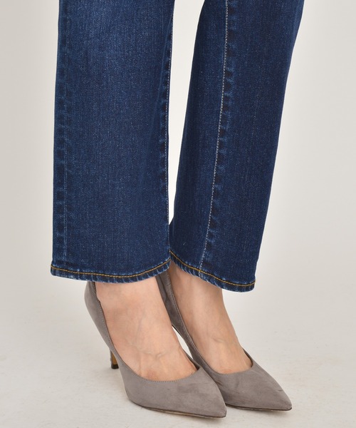 Moname（モナーム）の「ストレート デニムパンツ Mila(ミラ)（デニムパンツ・レディース・ブルー・24inch/25inch/26inch/23inch/22inch）」の8枚目の写真
