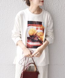 SHIPS | 【WEB限定/SHIPS別注】ANNA MAGAGIZE×FRUIT OF THE LOOM:フォトロンTEE◇(Tシャツ/カットソー)
