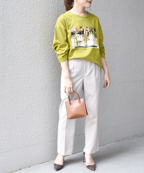 SHIPS（シップス）の「【WEB限定/SHIPS別注】ANNA MAGAGIZE×FRUIT OF THE LOOM:フォトロンTEE◇（Tシャツ/カットソー・レディース・ホワイト/ブラック/オリーブ/マスタード/ホワイト系その他/ブラック系その他・38/36）」の20枚目の写真