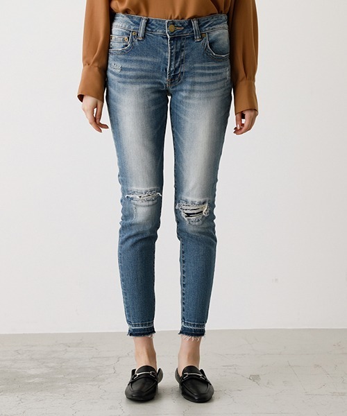 AZUL by moussy（アズールバイマウジー）の「REPAIR DENIM