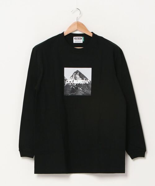 DOUBLE STEAL(ダブルスティール)の「BASIC MOUNTAIN LOGO ヘビーウェイト 長袖Tシャツ(Tシャツ/カットソー・メンズ・ホワイト/ブラック/トップグレー・M/L/XL/XXL)」の9枚目の写真