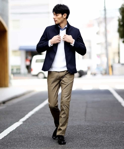 MICHEL KLEIN HOMME (ミッシェルクランオム)の「ブルゾン(ASAKO SY)(その他アウター・メンズ・ベージュ/ネイビー・51/52/48/46)」の2枚目の写真