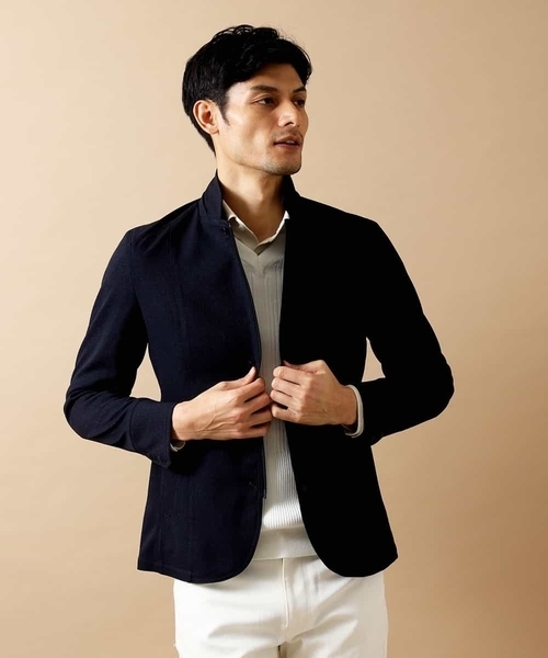 MICHEL KLEIN HOMME (ミッシェルクランオム)の「ブルゾン(ASAKO SY)(その他アウター・メンズ・ベージュ/ネイビー・51/52/48/46)」の3枚目の写真