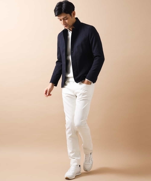 MICHEL KLEIN HOMME (ミッシェルクランオム)の「ブルゾン(ASAKO SY)(その他アウター・メンズ・ベージュ/ネイビー・51/52/48/46)」の4枚目の写真